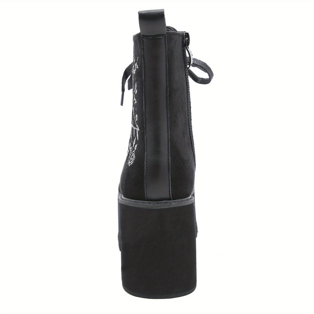 Bottes Plateforme Femme Gothiques, Flanelle, vue 7