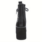 Bottes Plateforme Femme Gothiques, Flanelle, vue 7