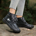 Bottines Femme Grande Taille à Lacets, Coutures Vintage, vue 8