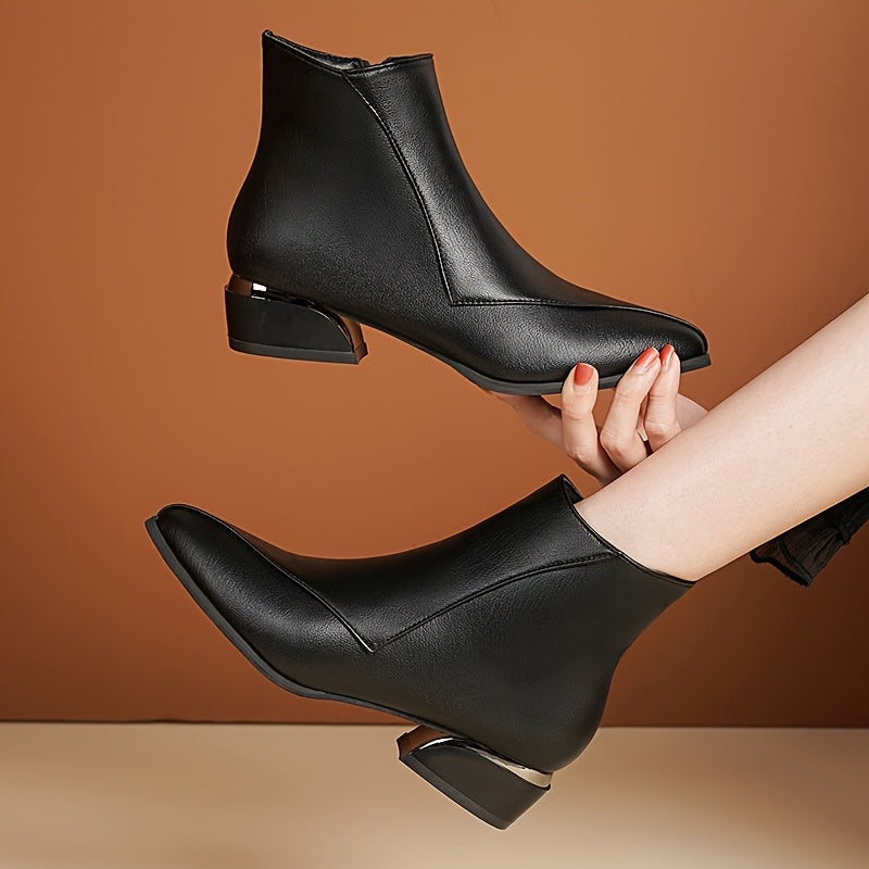 Bottines Femme Chic, Talon Métallisé, vue 2