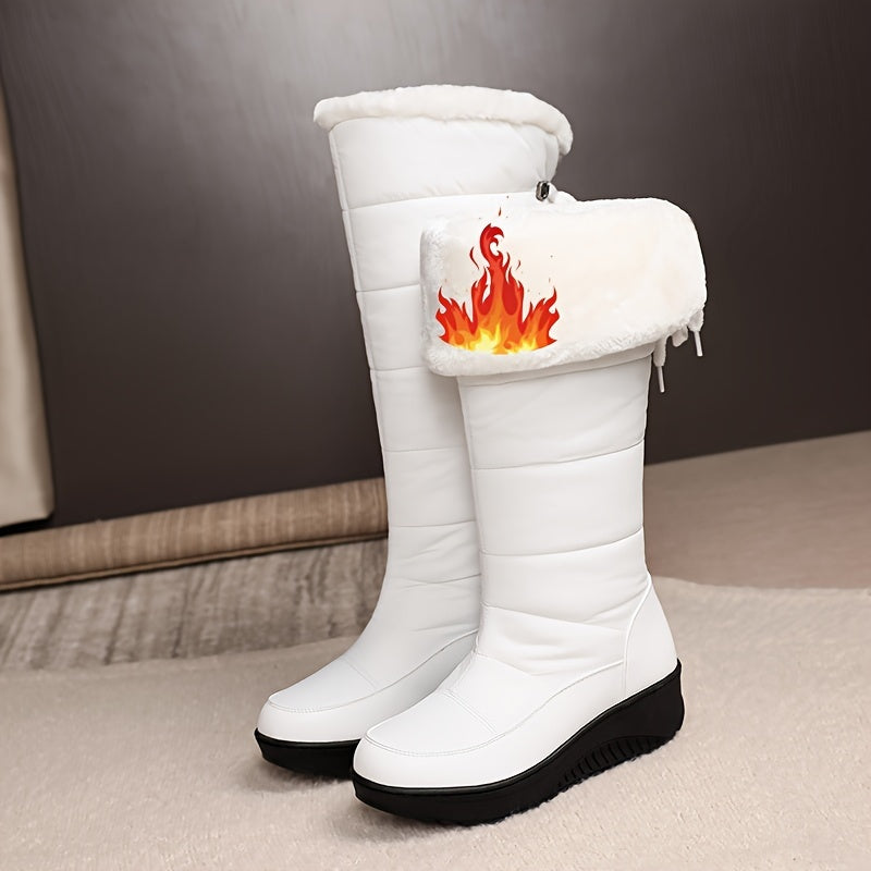 Bottes de Neige Femme, Hautes et Fourrées, vue 14