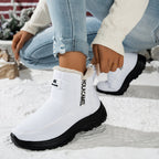 Bottes de Neige Femme Matelassées, Doublure Polaire, vue 3