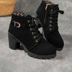 Bottines Femme Plateforme, Boucle Décorative, vue 6