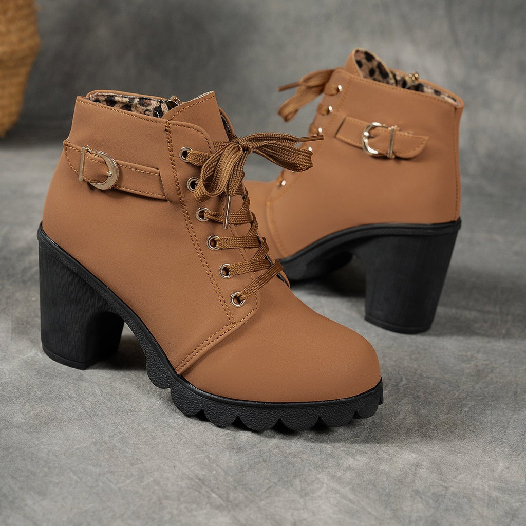 Bottines Femme Plateforme, Boucle Décorative, vue 21