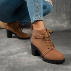 Bottines Femme Plateforme, Boucle Décorative, vue 20