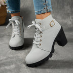 Bottines Femme Plateforme, Boucle Décorative, vue 9