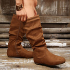 Bottes Mi-Mollet Femme, Fermeture Éclair, vue 13