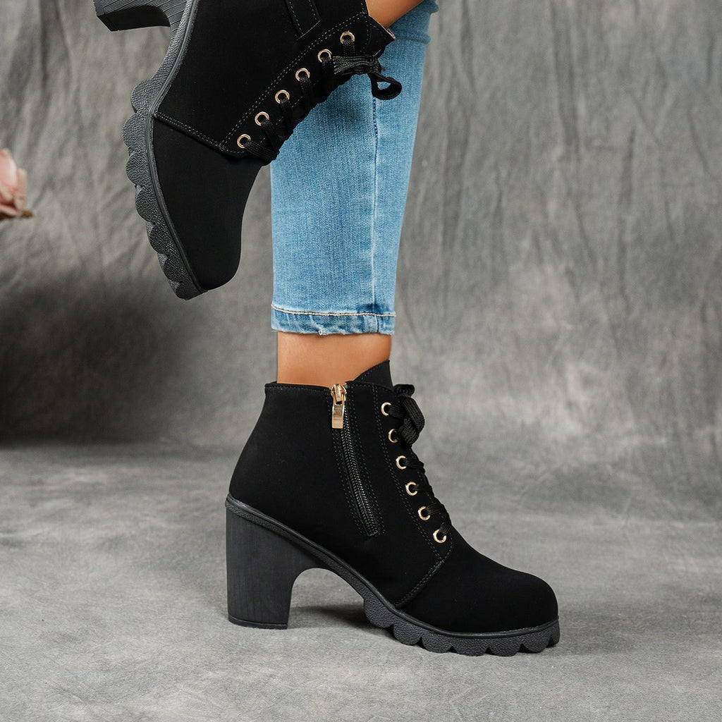 Bottines Femme Plateforme, Boucle Décorative, vue 5
