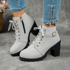 Bottines Femme Plateforme, Boucle Décorative, vue 7