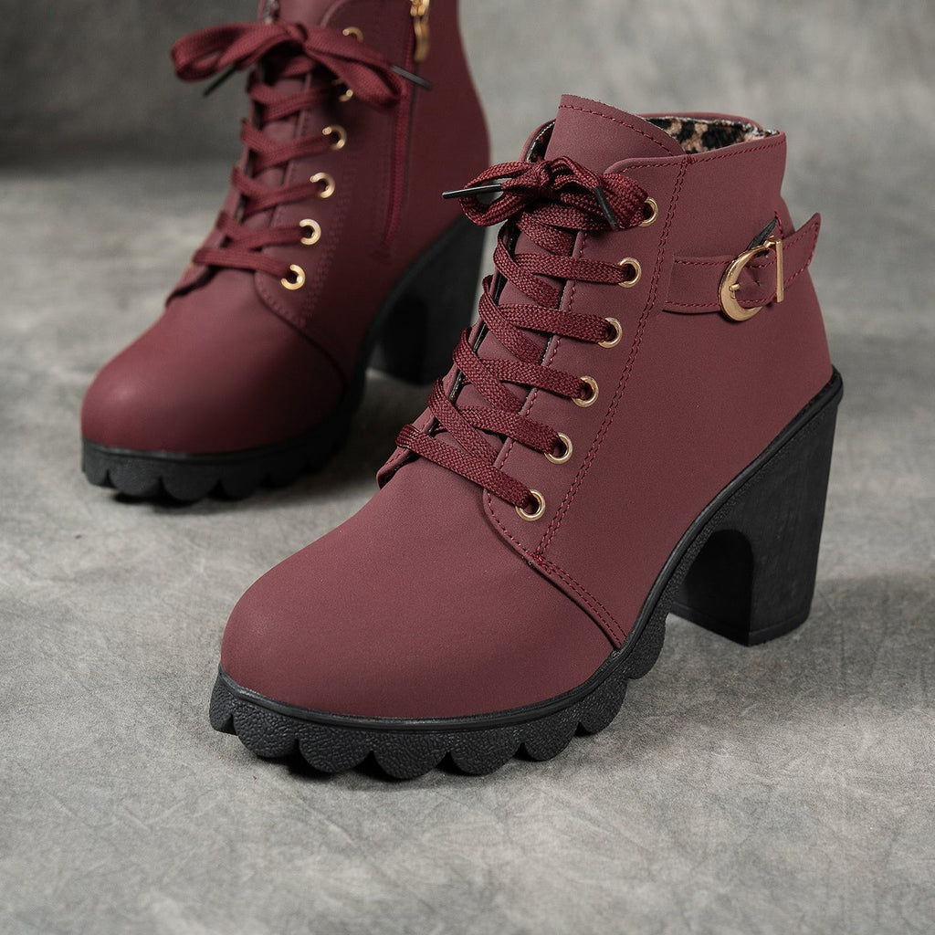 Bottines Femme Plateforme, Boucle Décorative, vue 15