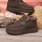 Bottes de Neige Femme Courtes Matelassées, Col Fourrure, vue 15