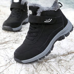 Bottes de Neige Unisexe, Scratch et Lacets, Doublure Peluche