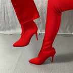 Cuissardes Femme Stiletto, Sur-Cuisse, Bout Pointu, vue 7