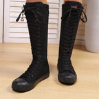 Bottes Montantes Femme à Lacets, Style Baskets, vue 4
