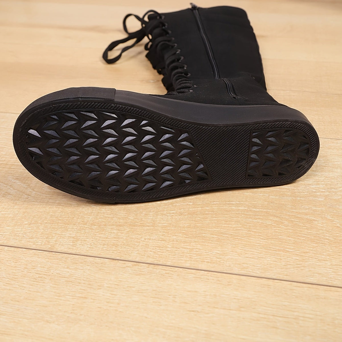 Bottes Montantes Femme à Lacets, Style Baskets, vue 5