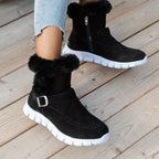 Bottines Femme Cheville, Fourrure Synthétique, vue 4