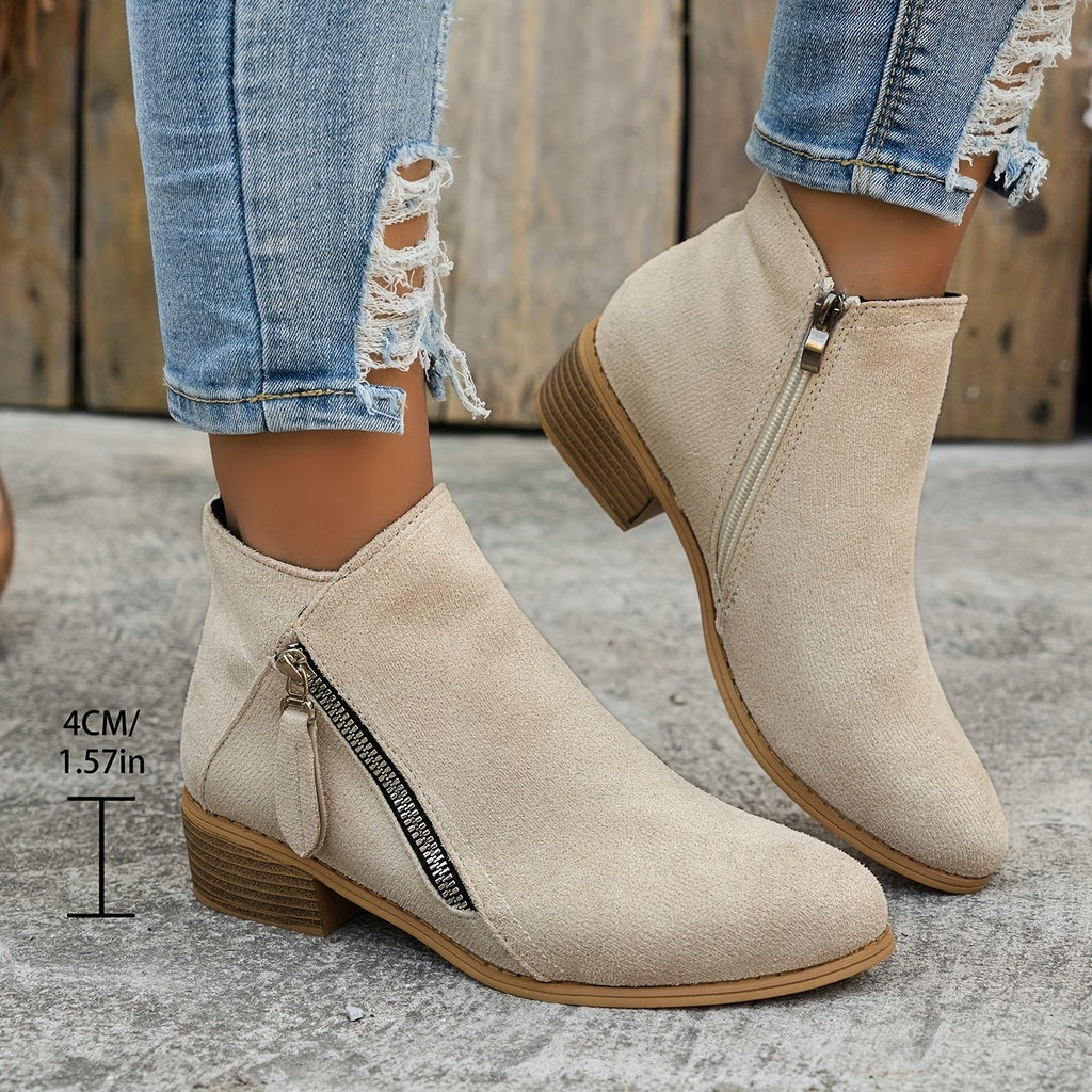 Bottines Femme Talon Plateforme, Bout Pointu, vue 2