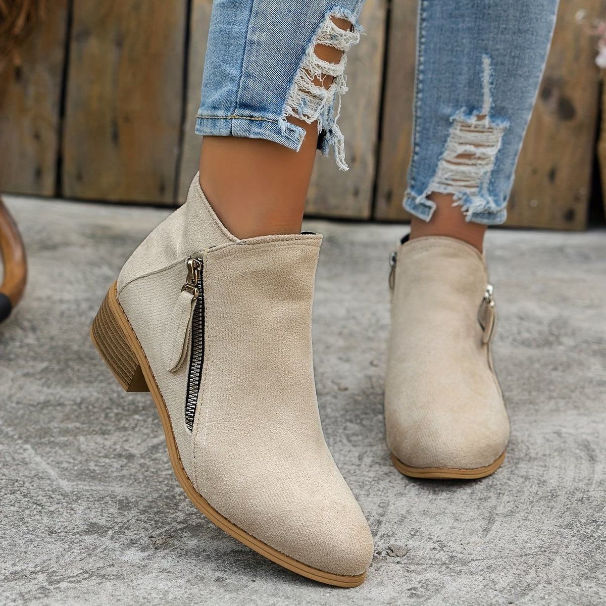 Bottines Femme Talon Plateforme, Bout Pointu, vue 3
