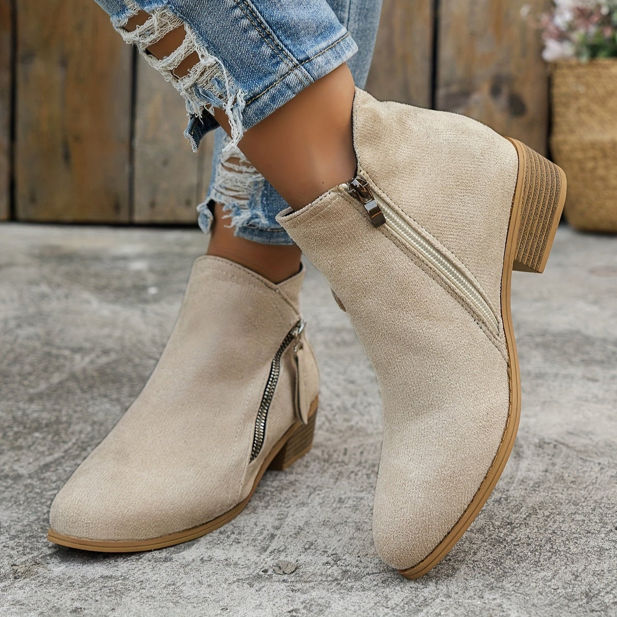 Bottines Femme Talon Plateforme, Bout Pointu, vue 4