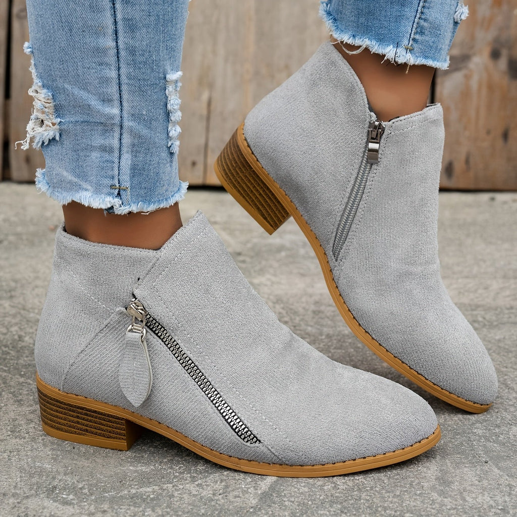 Bottines Femme Talon Plateforme, Bout Pointu, vue 17