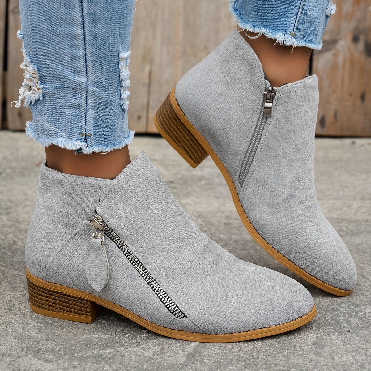 Bottines Femme Talon Plateforme, Bout Pointu, vue 17