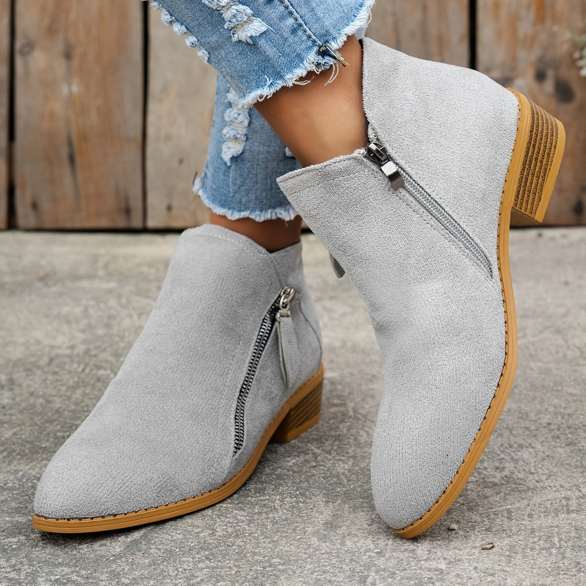Bottines Femme Talon Plateforme, Bout Pointu, vue 18