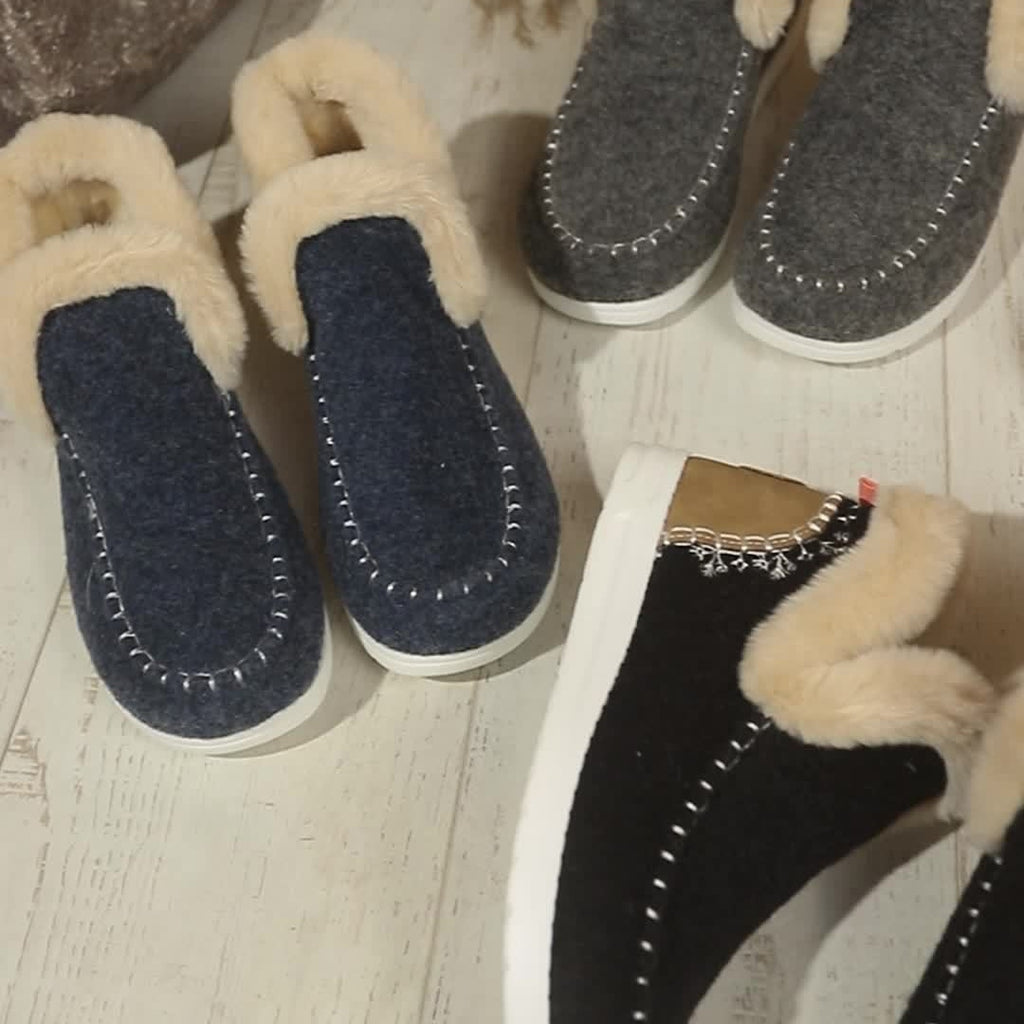 Bottines Femme Cheville, Flanelle, à Enfiler, vue 5