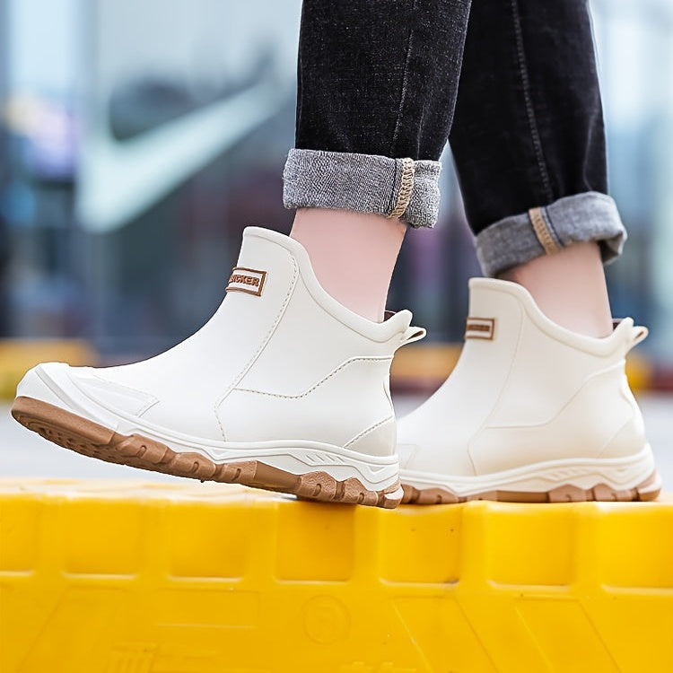 Chaussures de Pluie Femme EVA, Tige Courte, à Enfiler