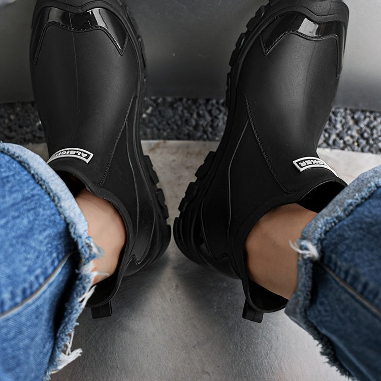 Chaussures de Pluie Femme EVA, Tige Courte, à Enfiler, vue 9