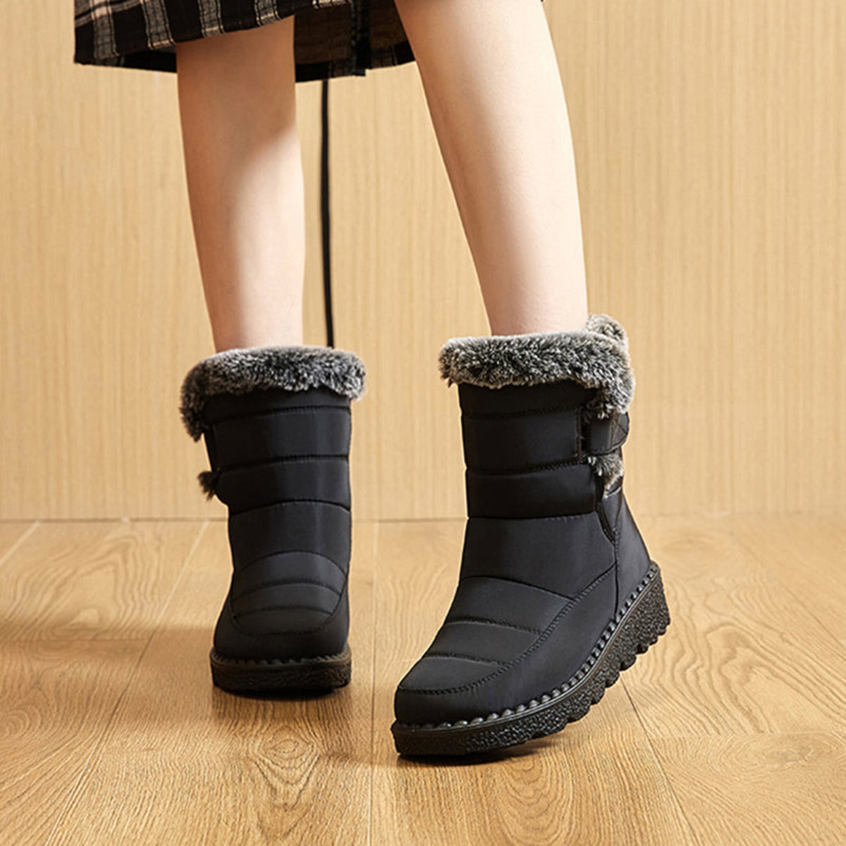 Bottes Larges Femme à Scratch, 4 Coloris, vue 6