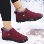 Bottes de Neige Femme Matelassées à Enfiler, 10 Coloris – coloris rouge