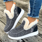 Bottines Femme à Enfiler, Semelle Épaisse, 5 Coloris – coloris gris