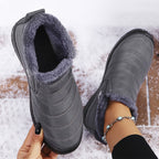 Bottes de Neige Femme Matelassées à Enfiler, 10 Coloris – coloris gris